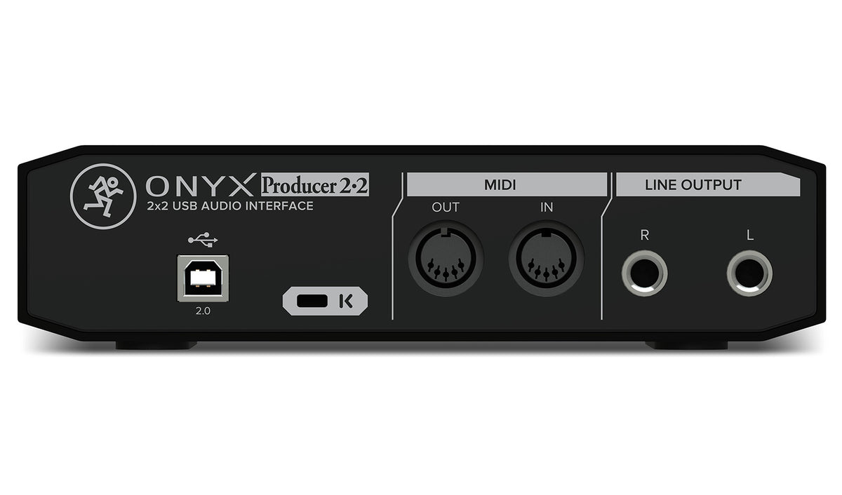 Mackie Onyx Producer 2.2 2x2 USB Audio MIDI Recording Studio Interface