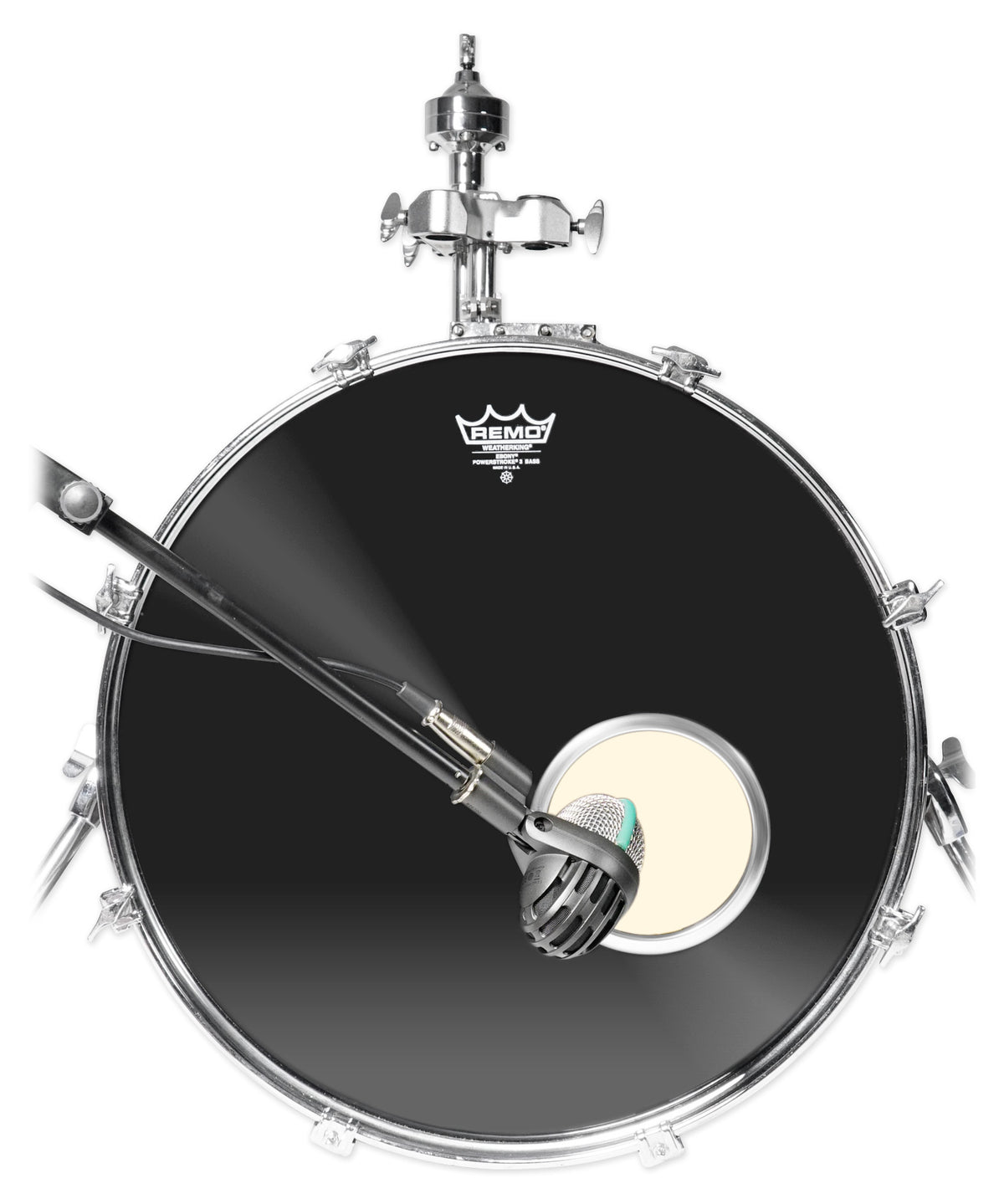 D112 MKII Kick Drum Mic with ATH-M40x Headphones and Stand
