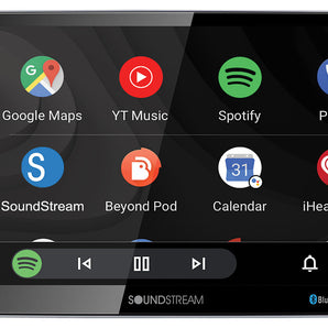 Soundstream VRCPAA-106M 10.6" Car Monitor Bluetooth/Carplay/Android Receiver