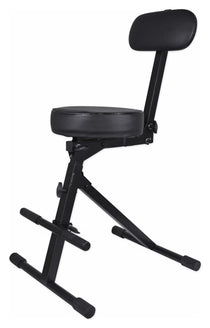 Rockville RDS40 Portable DJ/Guitar/Drum/Keyboard Padded Throne/Chair Adjustable