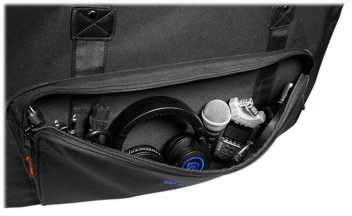 Rockville SB12M Rolling Travel Bag For Select 12" DJ PA Speakers+Handle+Wheels