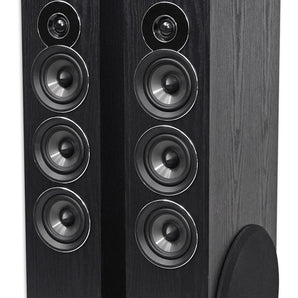 Rockville TM150B Black Home Theater System Tower Speakers 10" Sub/Bluetooth/USB