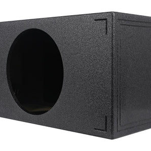 Rockville RQB15 15" QBOMB Vented Sub Enclosure Box, Bedliner Finish 3.85 Cu Ft