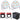 (2) Rockville RockPAR50 WHT LED RGB Par Can DJ/Club DMX Wash Lights+Bags+Cables