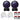 2) American DJ Starburst LED Spheres DJ Lighting Effect+2 Par lights+dmx cables