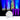 (8) Rockville RockPAR50 WHT LED RGB Compact Par Can DJ/Club DMX Wash Lights