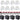 (8) Rockville RockPAR50 WHT LED RGB Par Can DJ/Club DMX Wash Lights+Cables+Bags