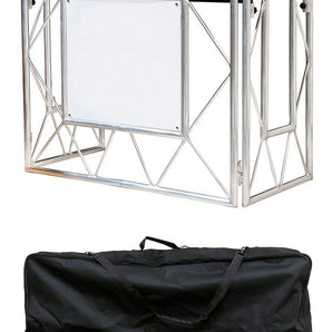 American DJ Pro Event Table 2 Foldable Portable Metal DJ Booth Facade+Bag ADJ