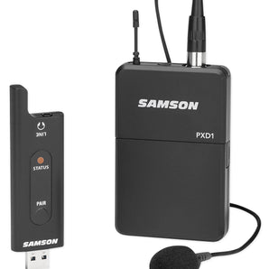 SAMSON Stage XPD2 USB Digital Wireless Beltpack Microphone System w/LM8 Lavalier