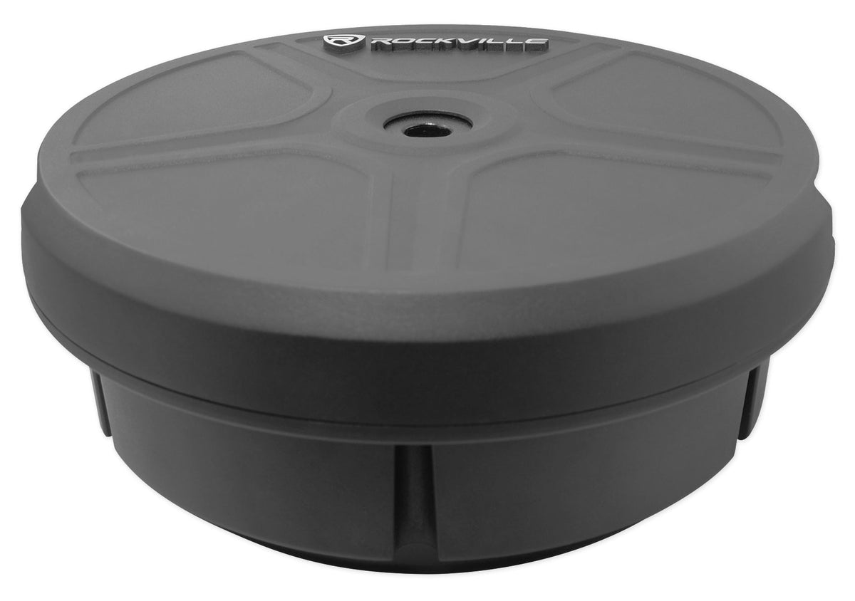 Rockville RockGhost Active 8" Car Subwoofer For 15"/16"/17" Full Size Spare Tire