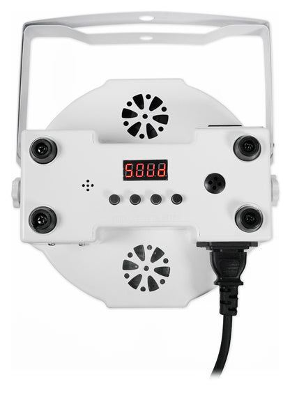 RockPAR50 WHT LED RGB Compact Par Can DJ/Club DMX Wash Light+Cable