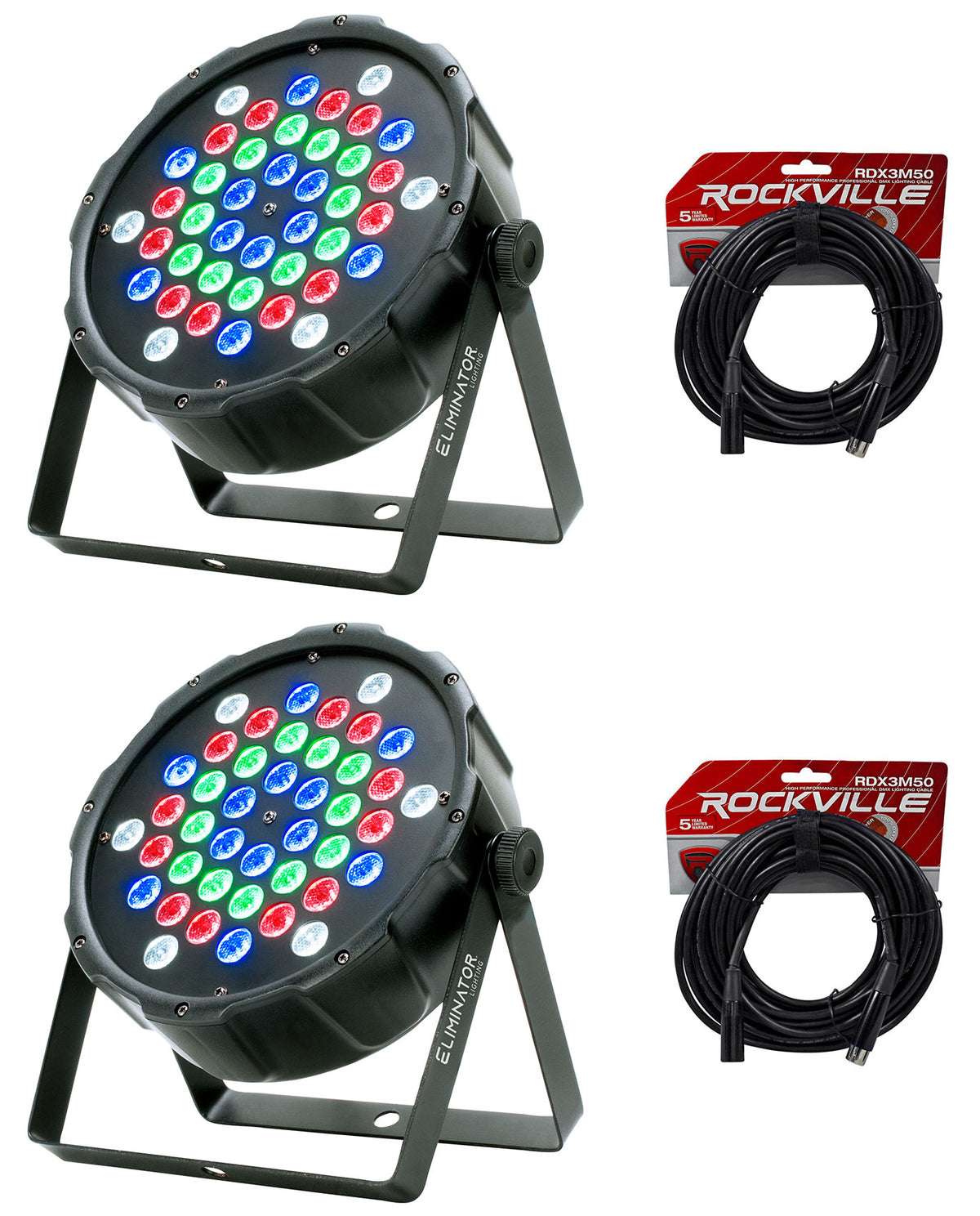 LP 42 RGBW 2-Pack + RDX3M50 2-Pack