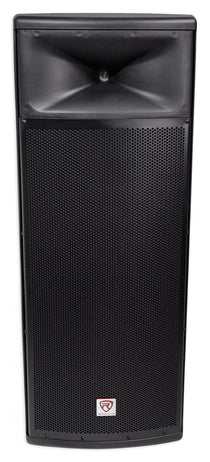 Rockville SPGN258 Dual 15” 3000w 2-Way 8-Ohm Passive DJ PA Speaker/ABS Cabinet