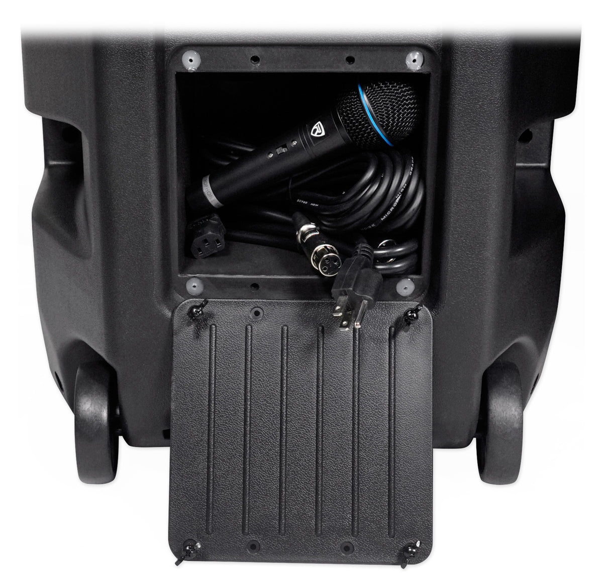 Rockville SPGN258 Dual 15” 3000w 2-Way 8-Ohm Passive DJ PA Speaker/ABS Cabinet