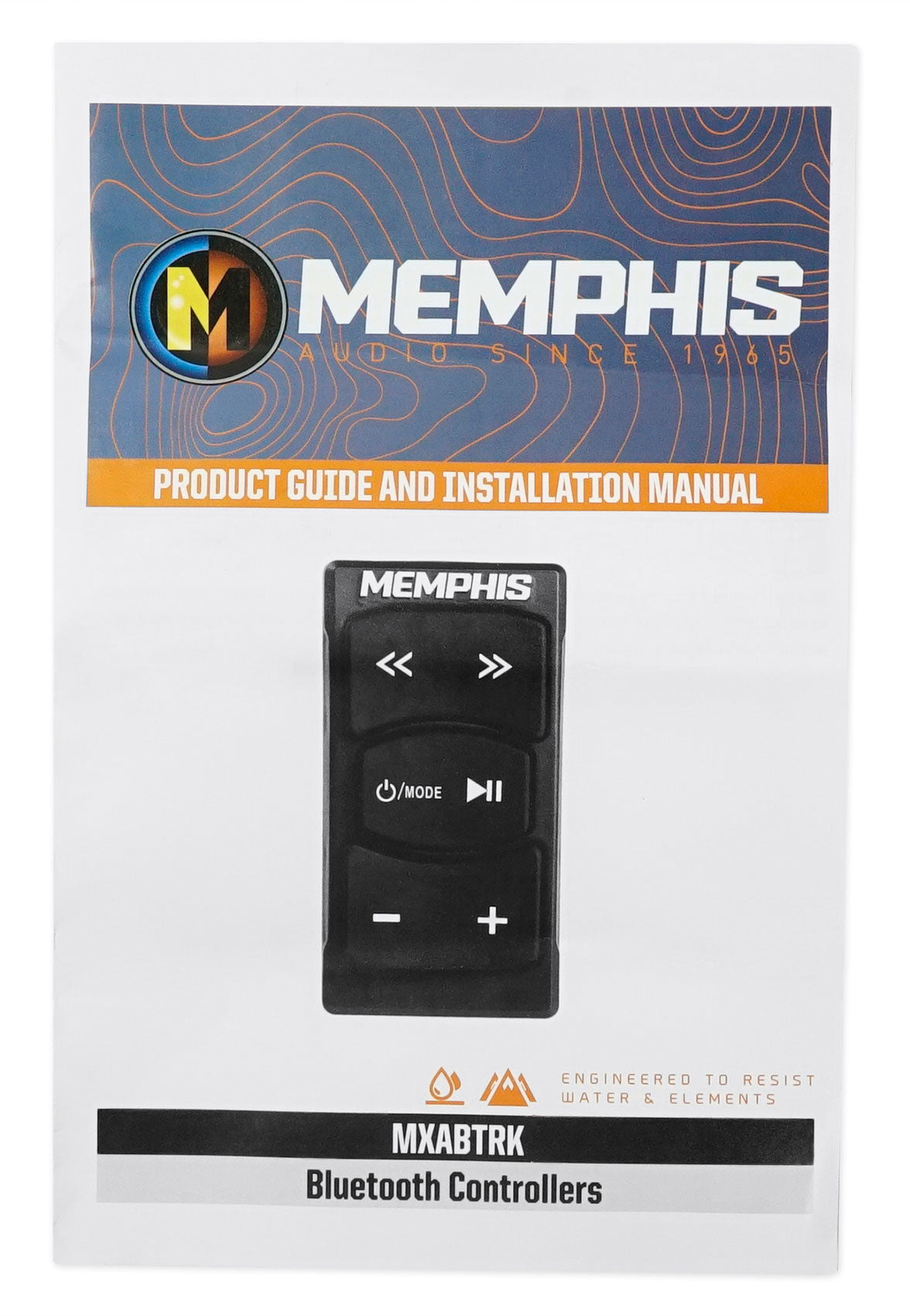 Memphis Audio MXABTRK Rocker Carling Switch Style Bluetooth Controller w/Aux/USB