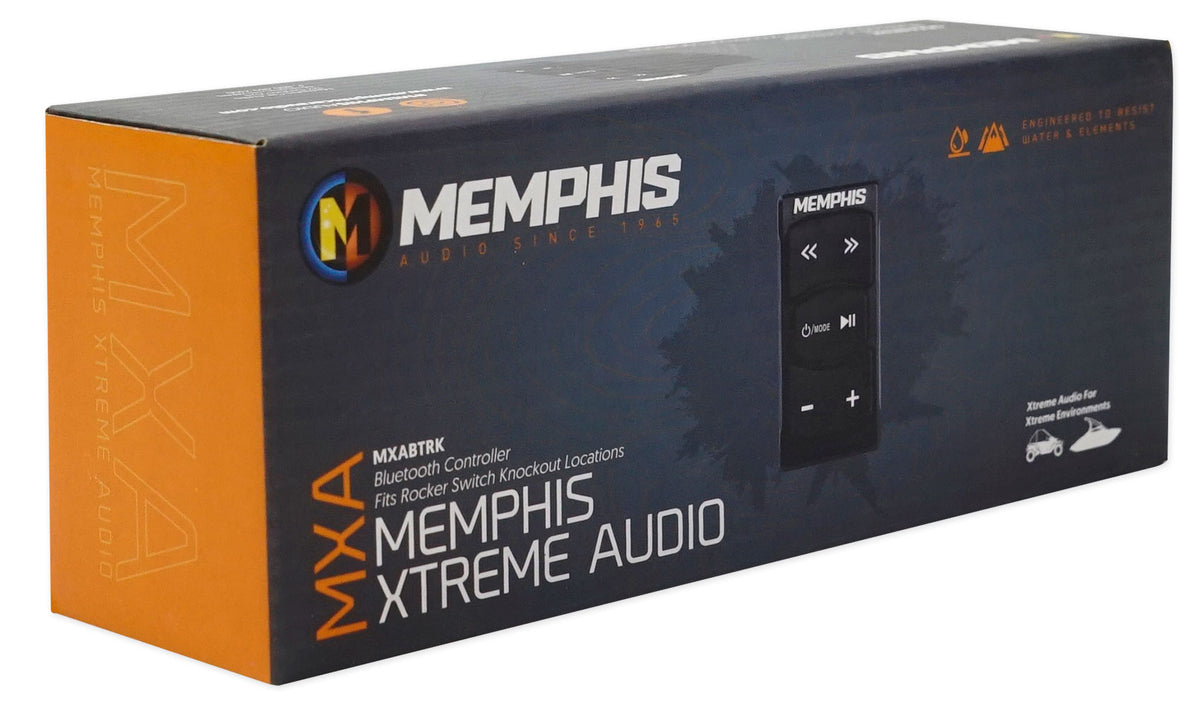 Memphis Audio MXABTRK Rocker Carling Switch Style Bluetooth Controller w/Aux/USB