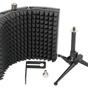 Rockville RockShield 1 Studio Microphone Isolation Shield w/Sound Dampening Foam