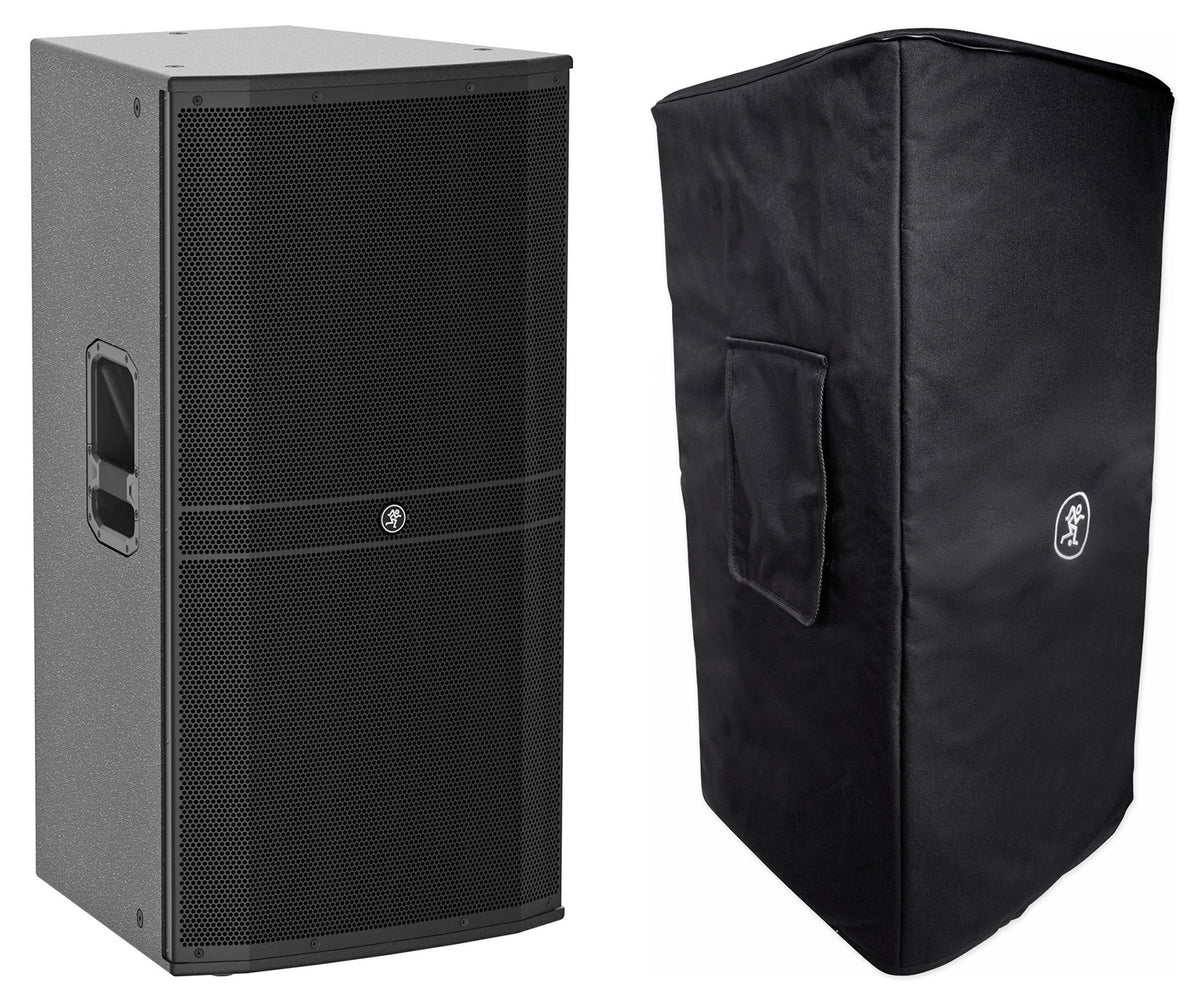 Mackie DRM315-P 15" 2000 Watt 3-way Professional Passive DJ PA Speaker+Cover