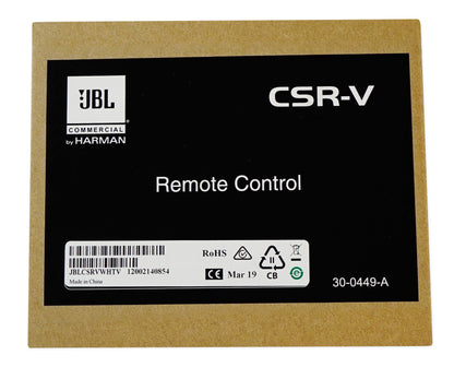 JBL CSR-V White Wall Volume Controller For Select CSM/CSMA/VMA Mixer Amplifiers