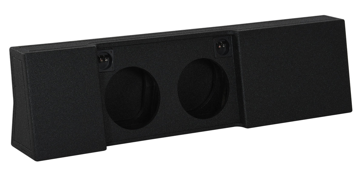 2009-17 Ford F150 Super Crew+2017 F250/350 Super Duty Dual 10 Inch Subwoofer Sub Box