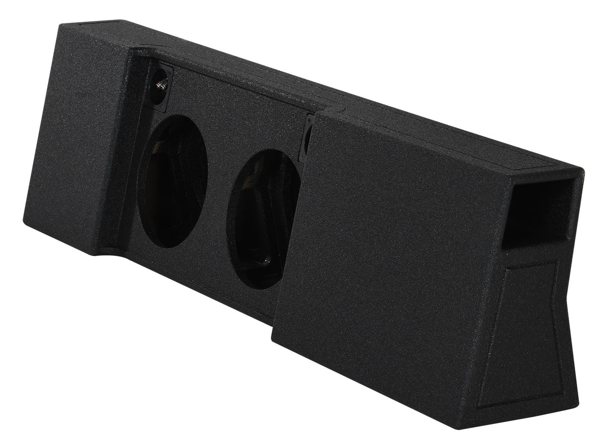 2009-17 Ford F150 Super Crew+2017 F250/350 Super Duty Dual 10 Inch Subwoofer Sub Box