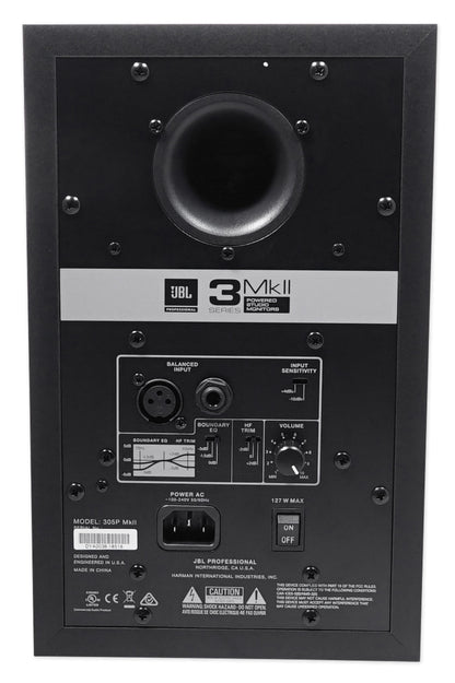 (2) 305P MkII Studio Bundle With Subwoofer, Headphones, Mic + Shield
