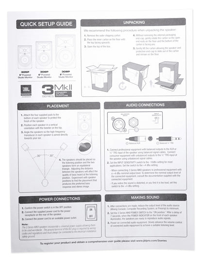 308P MkII 8" Studio Monitor Bundle with Subwoofer, Stands, Headphones & Microphone