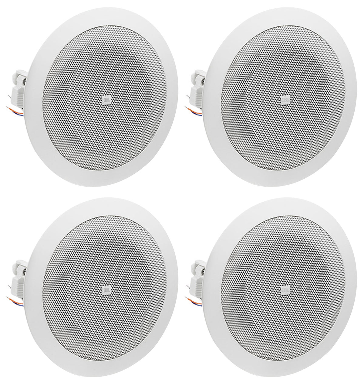 JBL Commercial Amplifier+(4) 6.5" White Wall+(8) 4" Ceiing Speakers+Wall Control