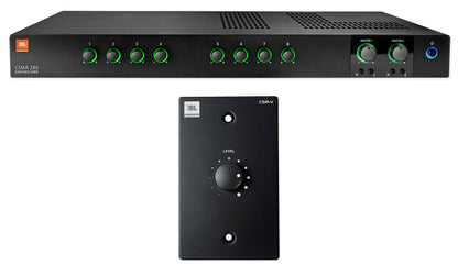 JBL CSMA280 Commercial/Restaurant 2 x 80w Amplifier+Black Wall Volume Controller