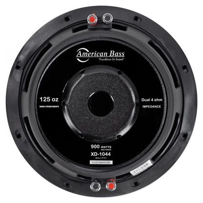 American Bass XD-1044 900 Watt 10" Car Audio Subwoofer+Vented Sub Box Enclosure