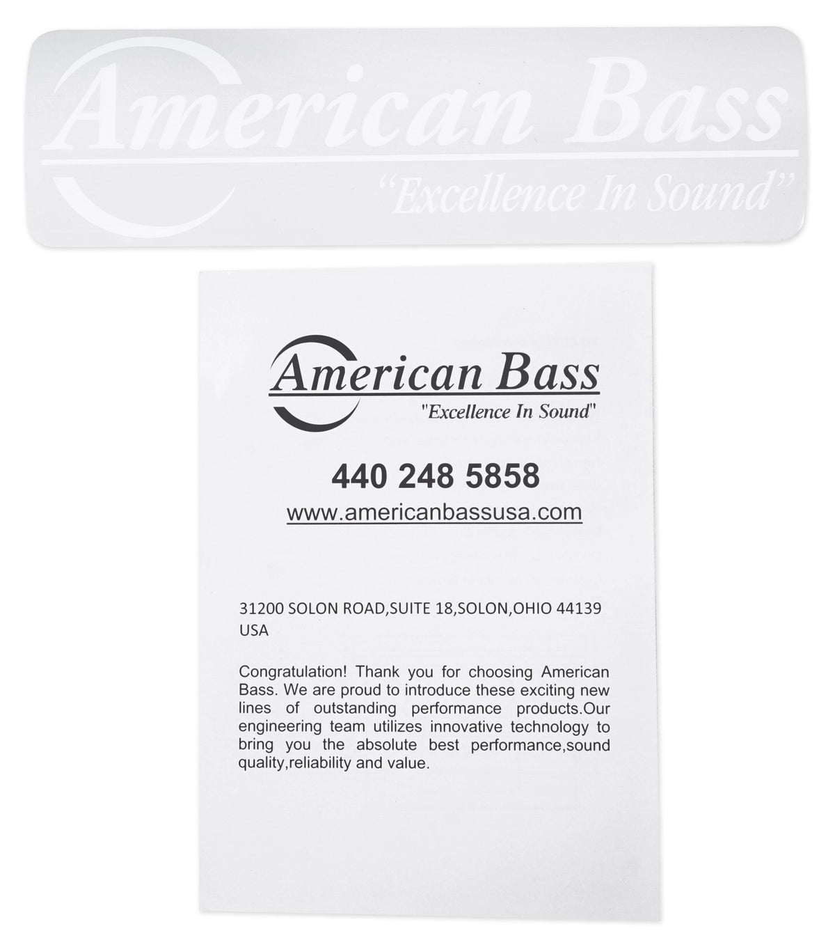 American Bass XD-1044 900 Watt 10" Car Audio Subwoofer+Vented Sub Box Enclosure