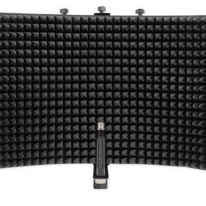 Rockville ROCKSHIELD 3 Large Studio Mic Isolation Shield w/ Sound Dampening Foam