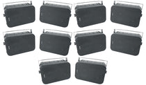 (10) HP65S-8 6.5" Black Outdoor/Indoor Home Theater Speakers + Swivel Brackets