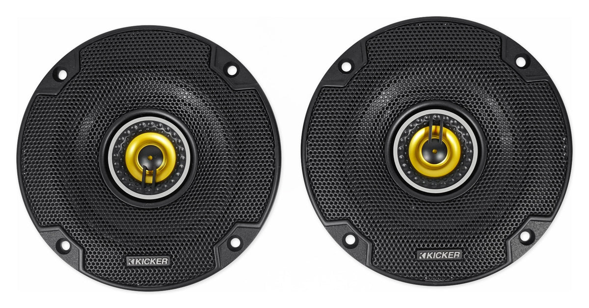 Pair KICKER 46CSC44 4" 300 Watt 4-Ohm 2-Way Car Audio Coaxial Speakers CSC44