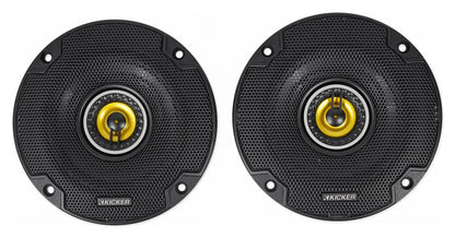 Pair KICKER 46CSC44 4" 300 Watt 4-Ohm 2-Way Car Audio Coaxial Speakers CSC44
