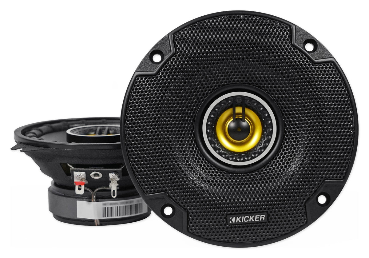 Pair KICKER 46CSC44 4" 300 Watt 4-Ohm 2-Way Car Audio Coaxial Speakers CSC44