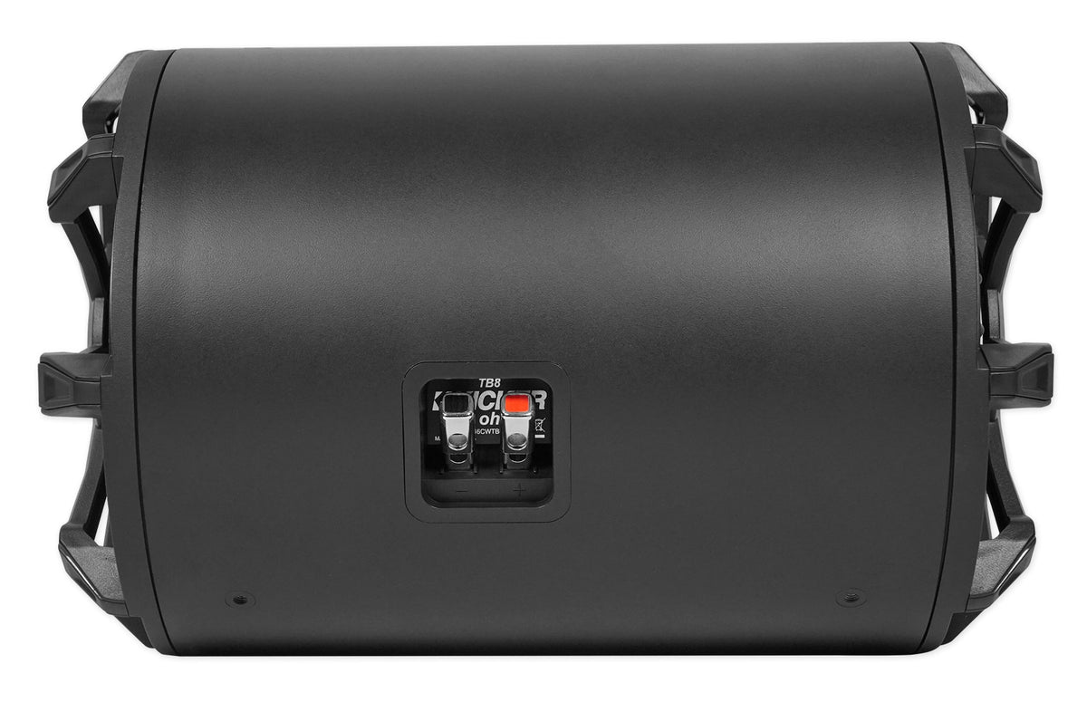 KICKER 46CWTB82 8" 600w Marine Loaded Subwoofer Enclosure+Passive Radiator TB8