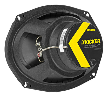 Pair KICKER 46CSC6934 6"x9" 6x9" 900 Watt 4-Ohm 3-Way Car Audio Speakers CSC693