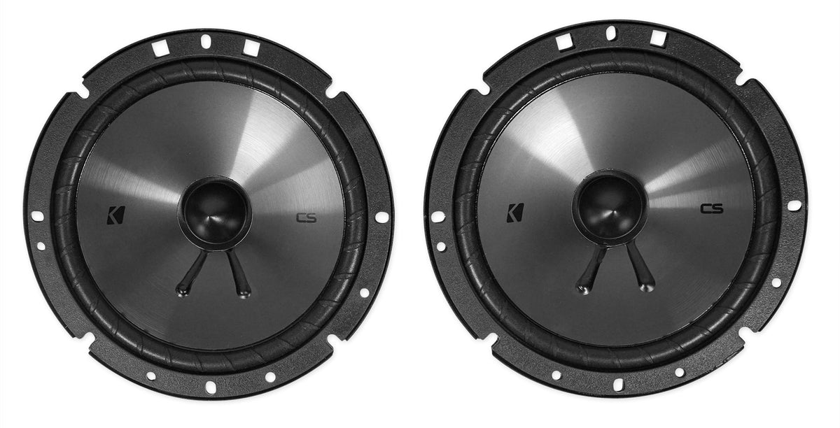 KICKER 46CSS674 6.75" 6-3/4" 600 Watt 4-Ohm Car Audio Component Speakers CSS67