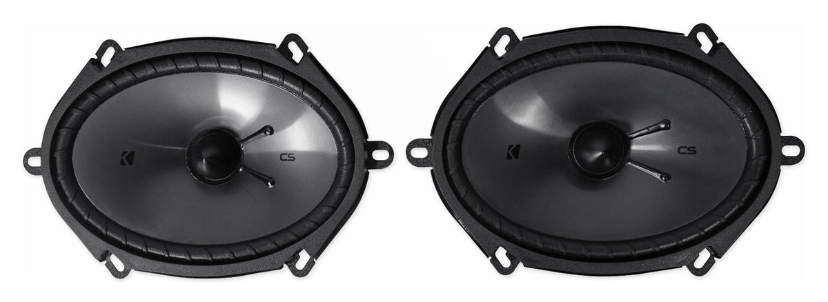 KICKER 46CSS684 6X8" 450w Car Audio Component Speakers w/ 0.75" Tweeters CSS68