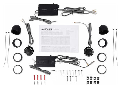 KICKER 46CSS684 6X8" 450w Car Audio Component Speakers w/ 0.75" Tweeters CSS68