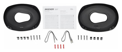 Pair KICKER 46CSC6934 6"x9" 6x9" 900 Watt 4-Ohm 3-Way Car Audio Speakers CSC693