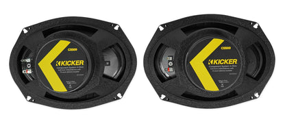 KICKER 46CSS694 6x9" 900w Car Audio Component Speakers w/ 0.75" Tweeters CSS69