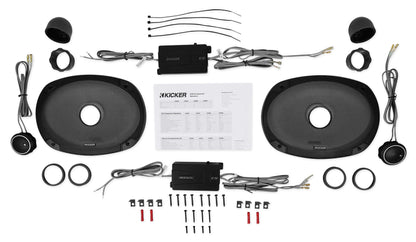 KICKER 46CSS694 6x9" 900w Car Audio Component Speakers w/ 0.75" Tweeters CSS69