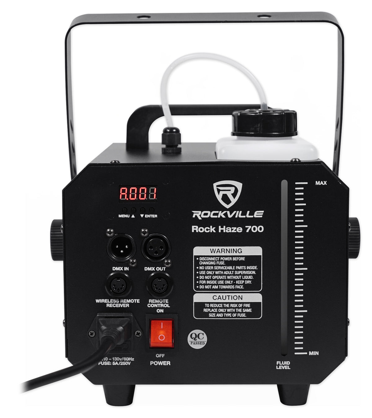 (2) Fog Fury Jett 700W Vertical Fog Machines+700 CFM Hazer