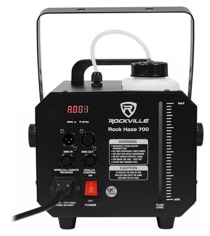 (2) Fog Fury Jett 700W Vertical Fog Machines+700 CFM Hazer