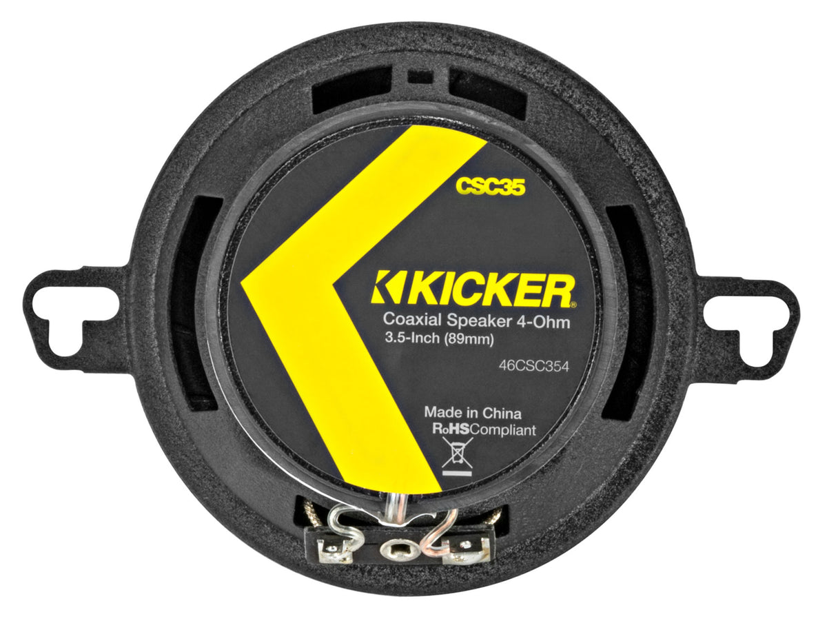 Pair KICKER 46CSC354 3.5" 3-1/2" 180 Watt 4-Ohm 2-Way Car Audio Speakers CSC354
