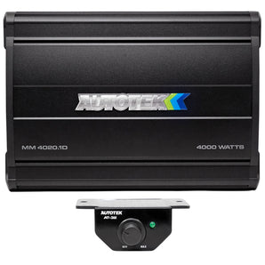 AUTOTEK MM4020.1D Mean Machine  4000 Watt Mono Amplifier Car Stereo Amp Class D