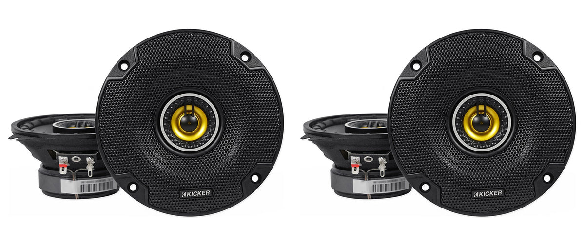 (4) 46CSC44 4" Car Audio Coaxial Speakers, 4-Ohm