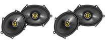 46CSC684 6x8" 450W 4-Ohm Coaxial Car Speakers (Pair)
